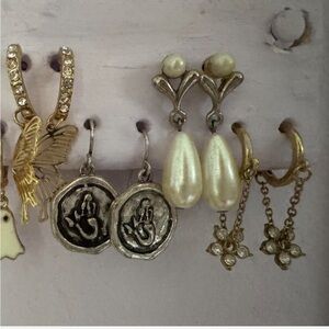 Elegant Gold and Silver Earrings - you choose